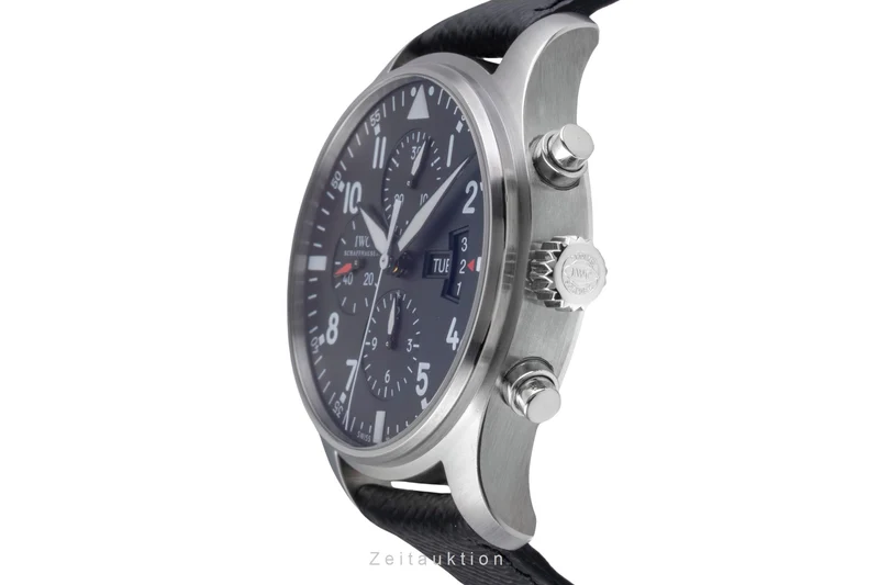 IWC Fliegerchronograph chronograph steel automatic men's watch IW377701 LP: 7300EUR [2505800]