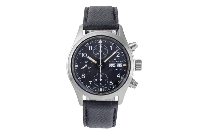 IWC Fliegerchronograph steel automatic men's watch IW370602 LP: 8300EUR [2504451]