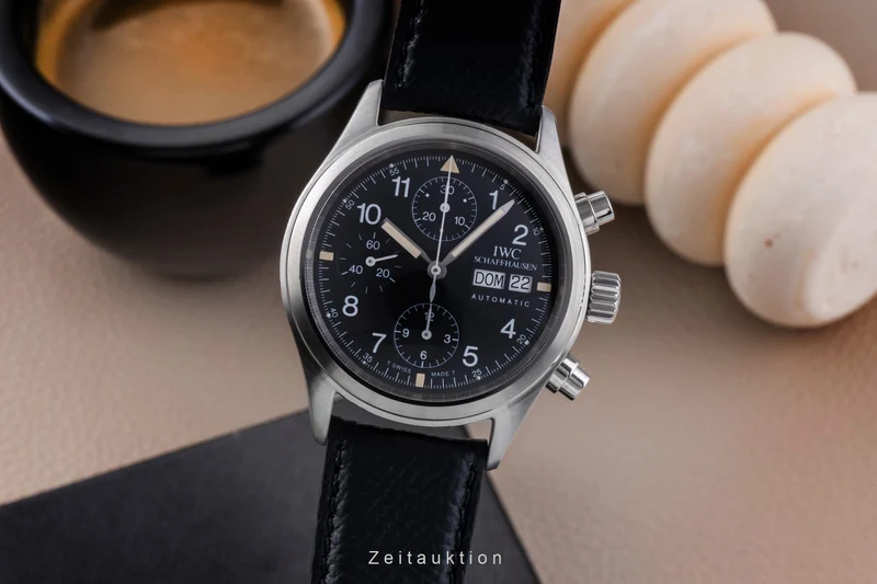 IWC Fliegerchronograph steel automatic men's watch IW370602 LP: 8300EUR [2504451]