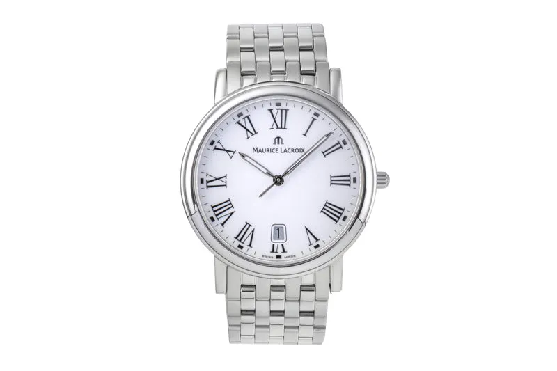 Maurice Lacroix Les Classiques steel quartz men's watch LC1017 [2505693]