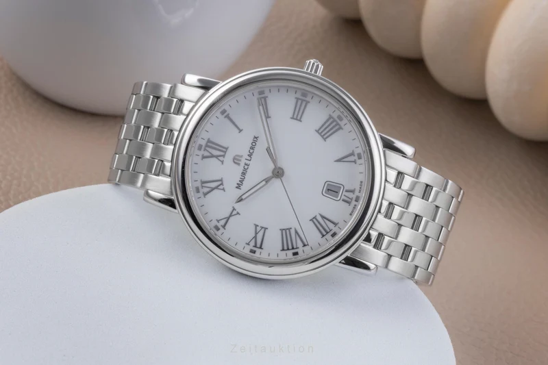 Maurice Lacroix Les Classiques steel quartz men's watch LC1017 [2505693]