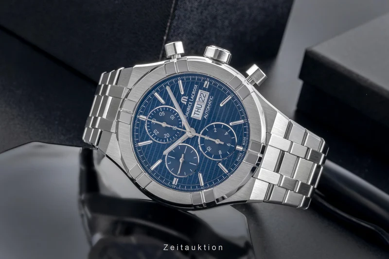 Maurice Lacroix Aikon chronograph steel automatic men's watch AI6038-SS002-4301 LP: 3400EUR [2505256]