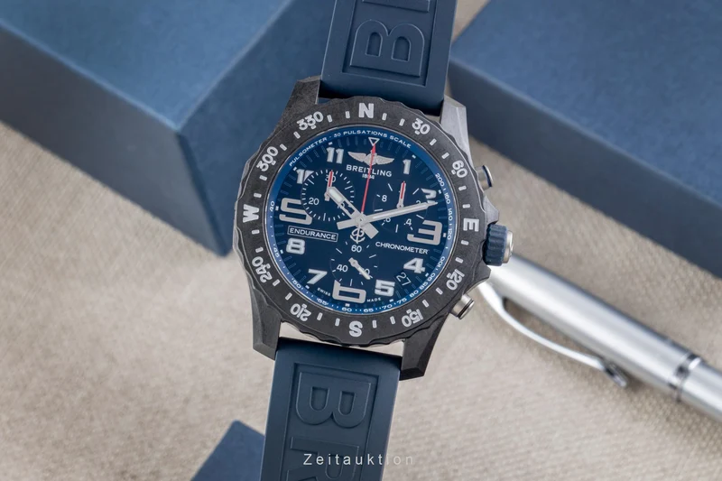 Breitling Endurance Pro chronograph breitlight quartz men's watch X82310 LP: 3600EUR [2506568]
