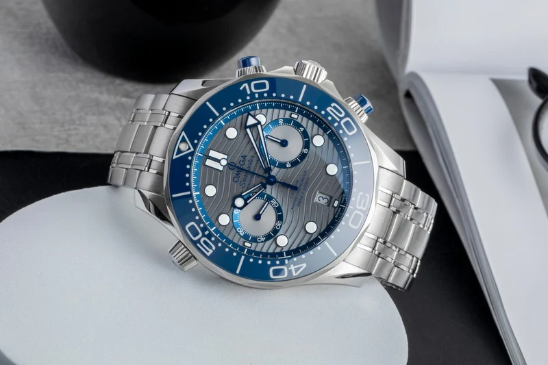 Omega Seamaster chronograph steel automatic men's watch 210.30.44.51.06.001 LP: 9300EUR [2506203]