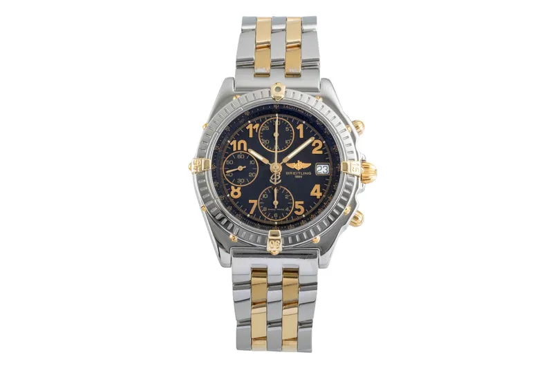 Breitling Chronomat chronograph steel / gold automatic men's watch B13050.1 [2505572]