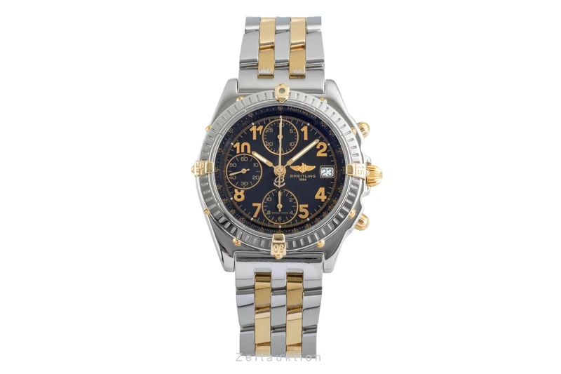 Breitling Chronomat chronograph steel / gold automatic men's watch B13050.1 [2505572]
