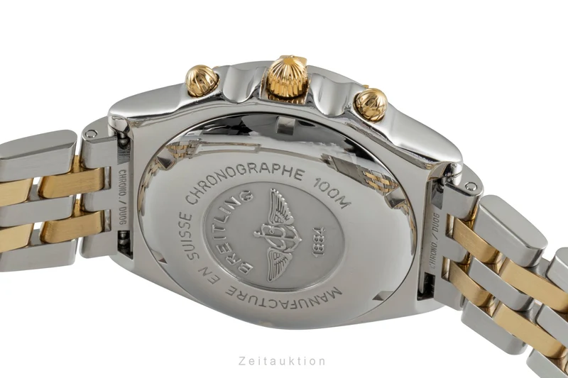 Breitling Chronomat chronograph steel / gold automatic men's watch B13050.1 [2505572]