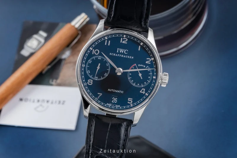 IWC Portugieser steel automatic men's watch IW500109 LP: 14000EUR [2505733]