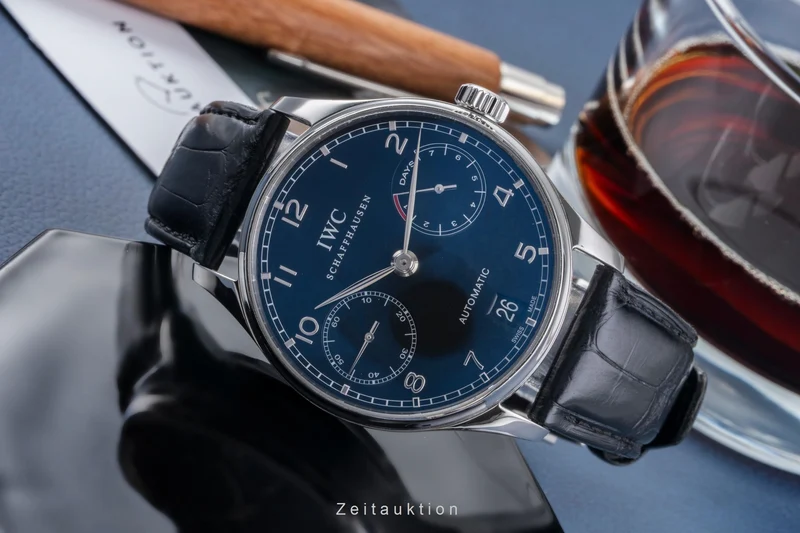 IWC Portugieser steel automatic men's watch IW500109 LP: 14000EUR [2505733]