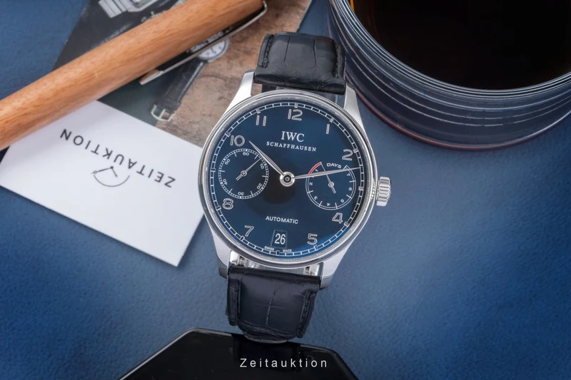 IWC Portugieser steel automatic men's watch IW500109 LP: 14000EUR [2505733]
