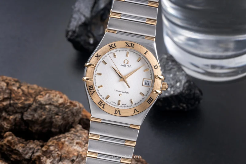 Omega Constellation steel / gold quartz men's watch 1312.30.00 [2504492]