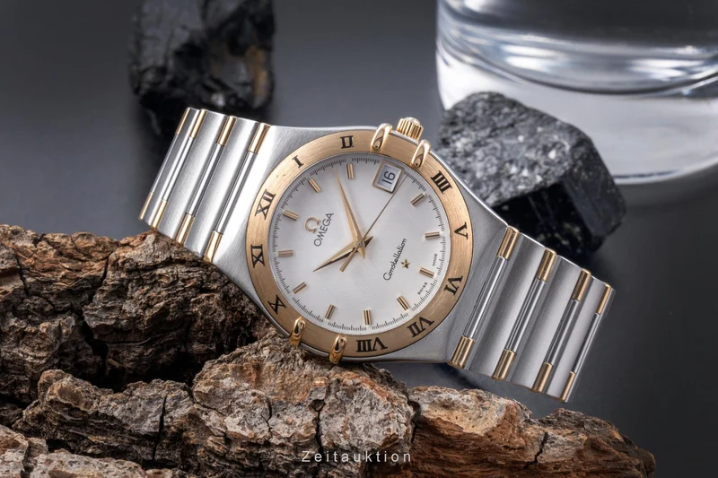 Omega Constellation steel / gold quartz men's watch 1312.30.00 [2504492]