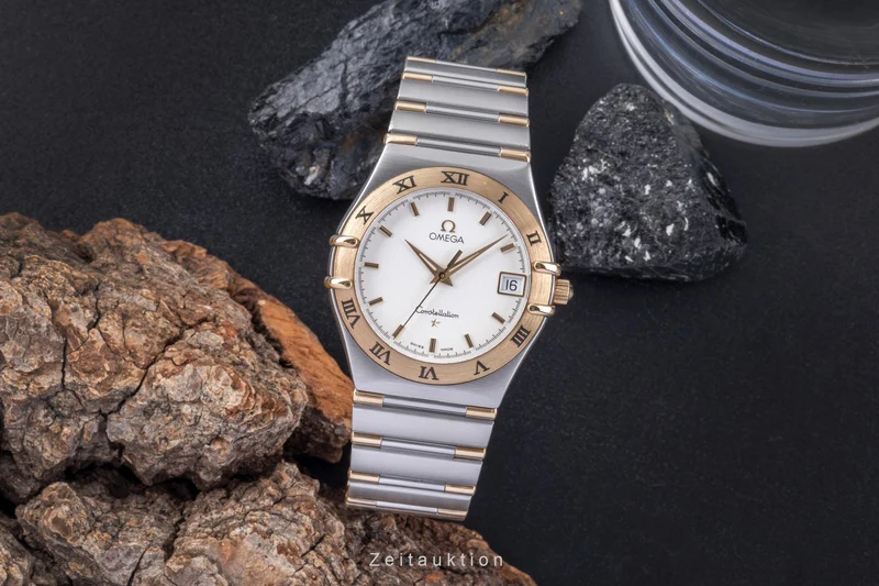 Omega Constellation steel / gold quartz men's watch 1312.30.00 [2504492]