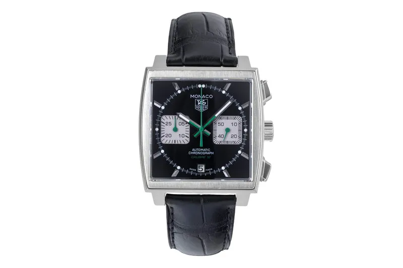 Tag Heuer Monaco chronograph steel automatic men's watch CAW2117 [2505559]