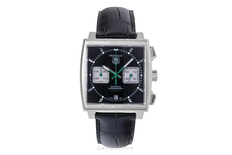 Tag Heuer Monaco chronograph steel automatic men's watch CAW2117 [2505559]