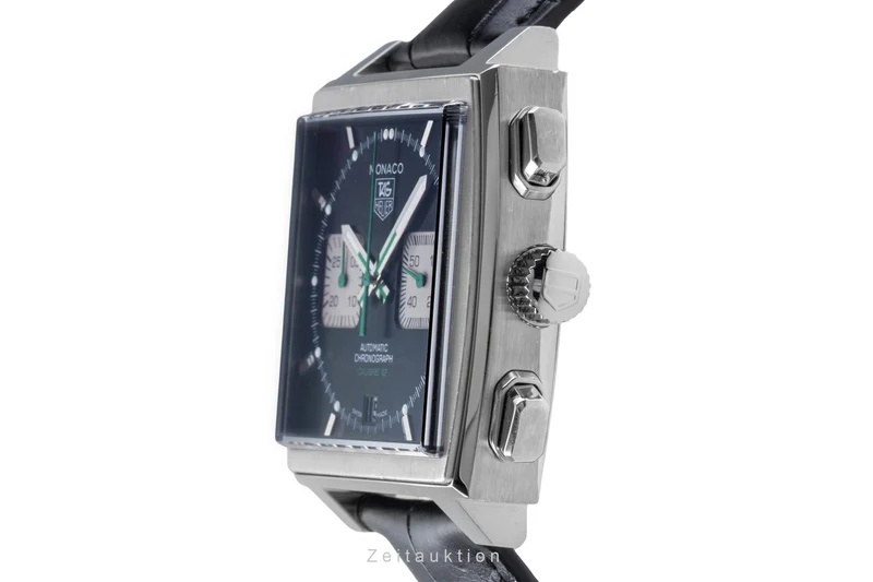 Tag Heuer Monaco chronograph steel automatic men's watch CAW2117 [2505559]