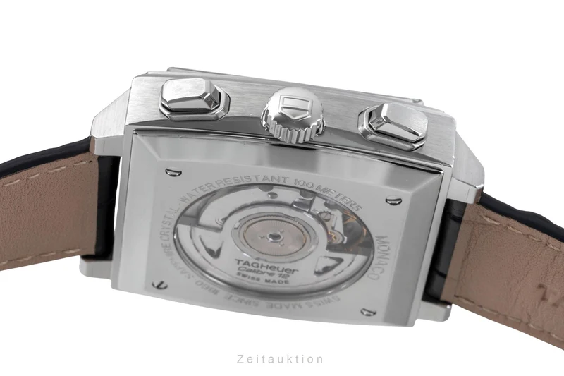 Tag Heuer Monaco chronograph steel automatic men's watch CAW2117 [2505559]