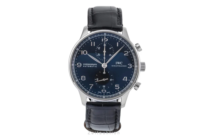 IWC Portugieser chronograph steel automatic men's watch IW371447 LP: 9100EUR [2505905]