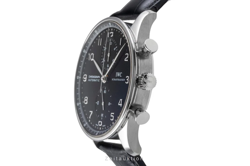 IWC Portugieser chronograph steel automatic men's watch IW371447 LP: 9100EUR [2505905]