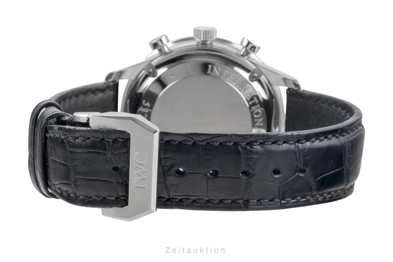 IWC Portugieser chronograph steel automatic men's watch IW371447 LP: 9100EUR [2505905]