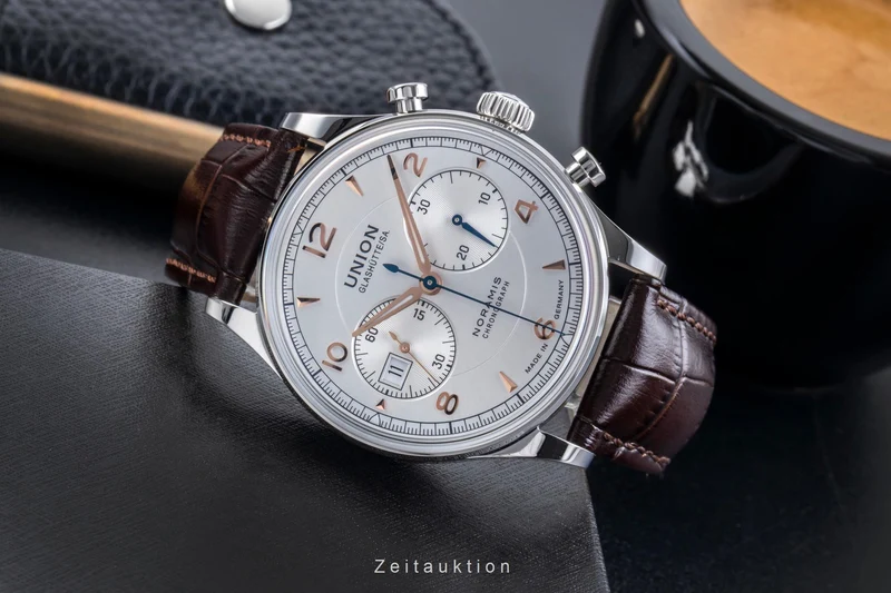 Union Glashütte Noramis chronograph steel automatic men's watch D012.427.16.037.01 [2506170]