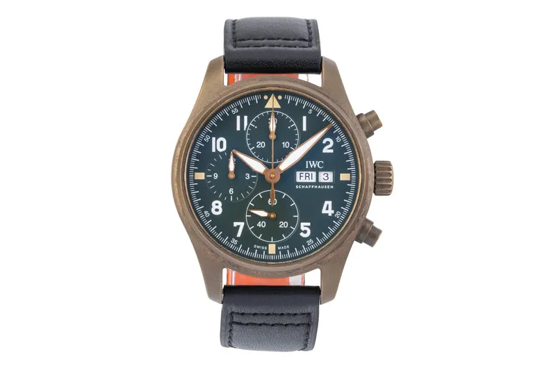 IWC Fliegerchronograph chronograph bronze automatic men's watch IW387902 [2506332]