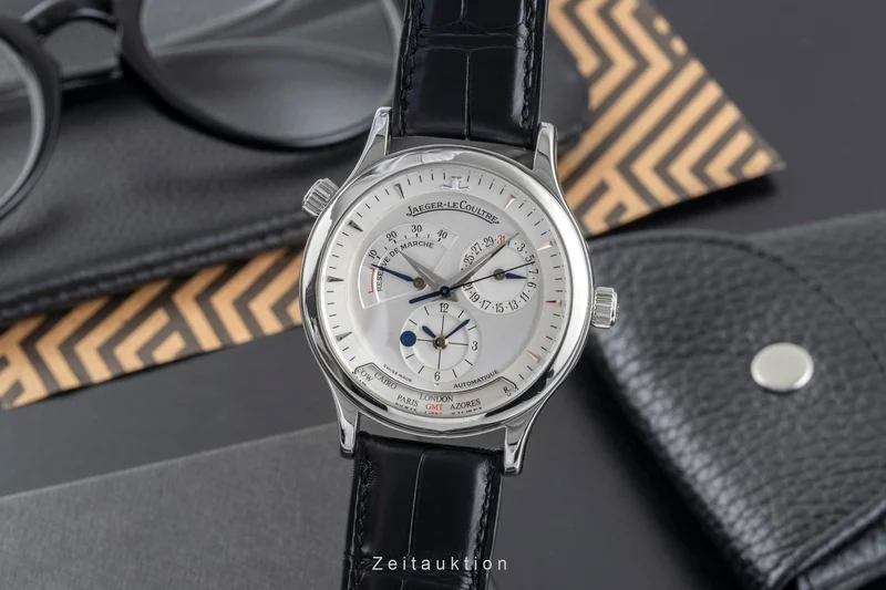 Jaeger LeCoultre Master Geographic steel automatic men's watch Q1428420 142.8.92 LP: 12500EUR [2505738]