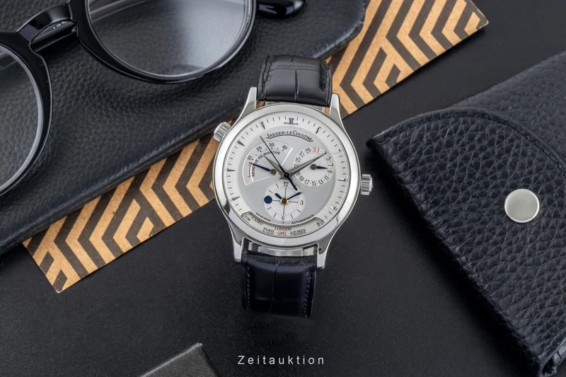 Jaeger LeCoultre Master Geographic steel automatic men's watch Q1428420 142.8.92 LP: 12500EUR [2505738]
