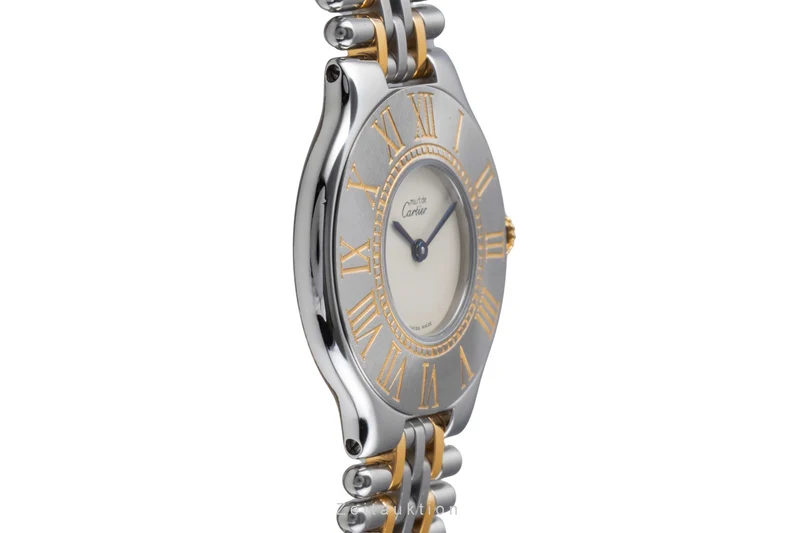 Cartier Must De Cartier 21 gilt / steel quartz women's watch W10050F4 [2505339]