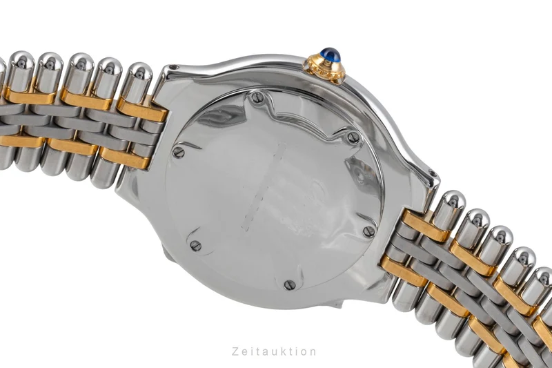 Cartier Must De Cartier 21 gilt / steel quartz women's watch W10050F4 [2505339]