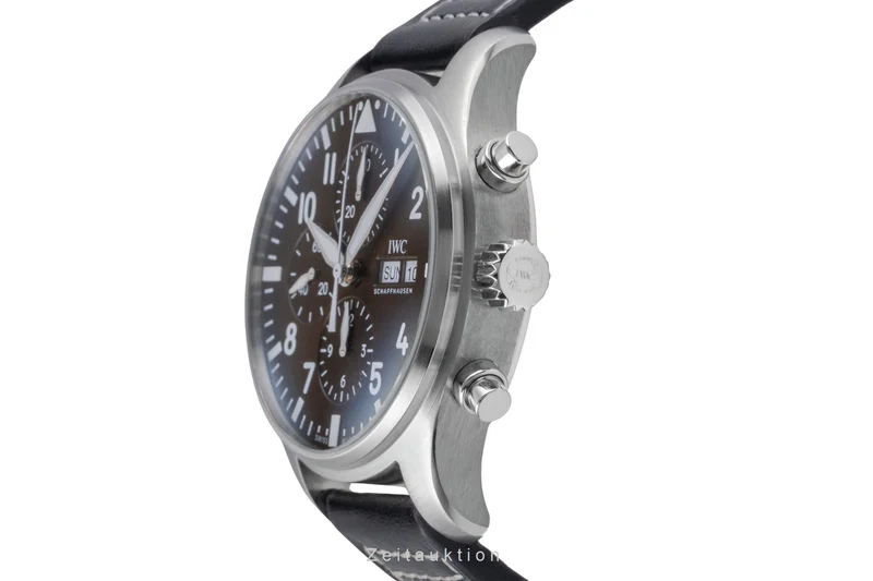 IWC Pilot chronograph steel automatic men's watch IW377713 LP: 7800EUR [2504732]