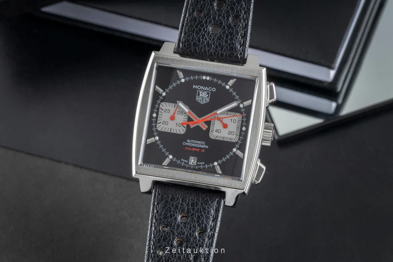 Tag Heuer Monaco chronograph steel automatic men's watch CAW2114 [2505635]