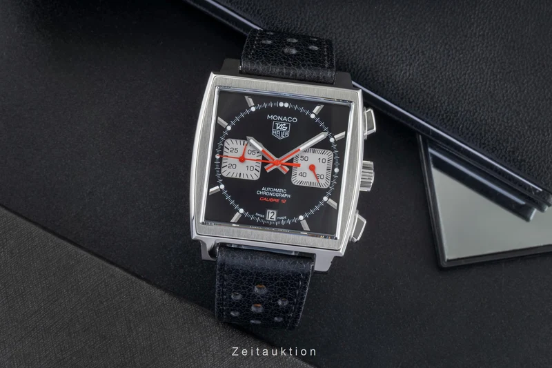 Tag Heuer Monaco chronograph steel automatic men's watch CAW2114 [2505635]