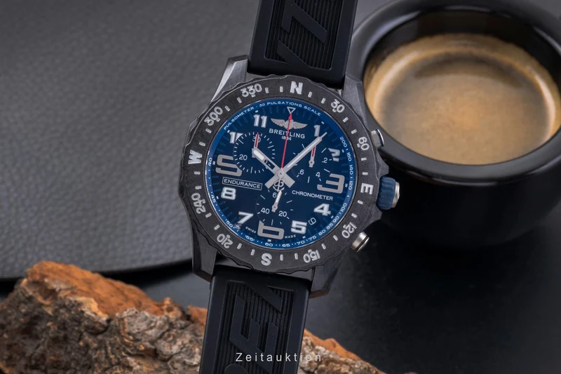 Breitling Endurance Pro chronograph breitlight quartz men's watch X82310 LP: 3600EUR [2506105]