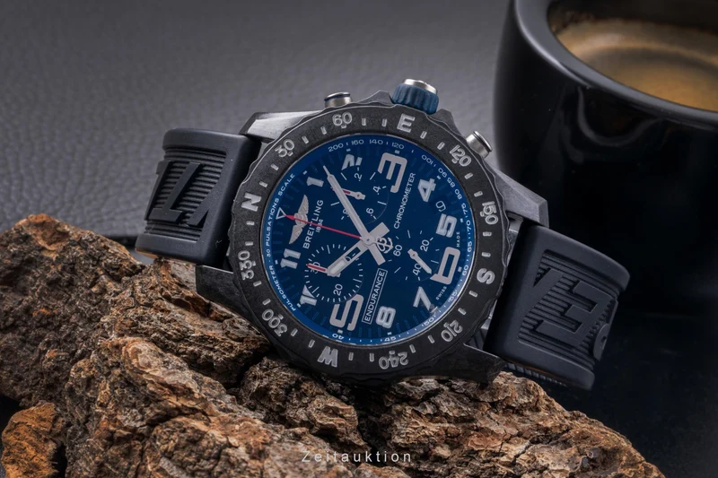 Breitling Endurance Pro chronograph breitlight quartz men's watch X82310 LP: 3600EUR [2506105]