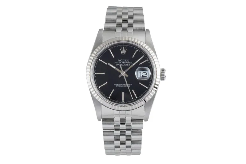 Rolex Datejust steel / white gold automatic men's watch 16234 [2505616]