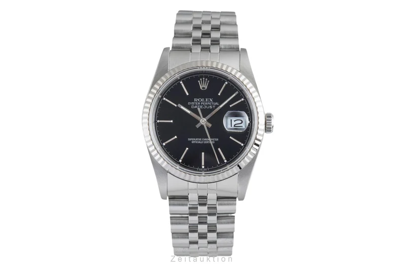 Rolex Datejust steel / white gold automatic men's watch 16234 [2505616]