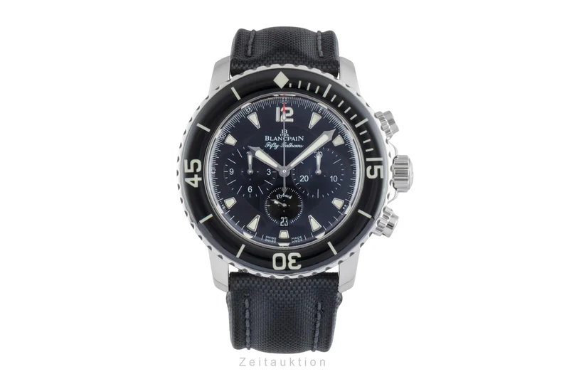 Blancpain Fifty Fathoms chronograph steel automatic men's watch 5085F 1130 52B LP: 21250EUR [2505942]