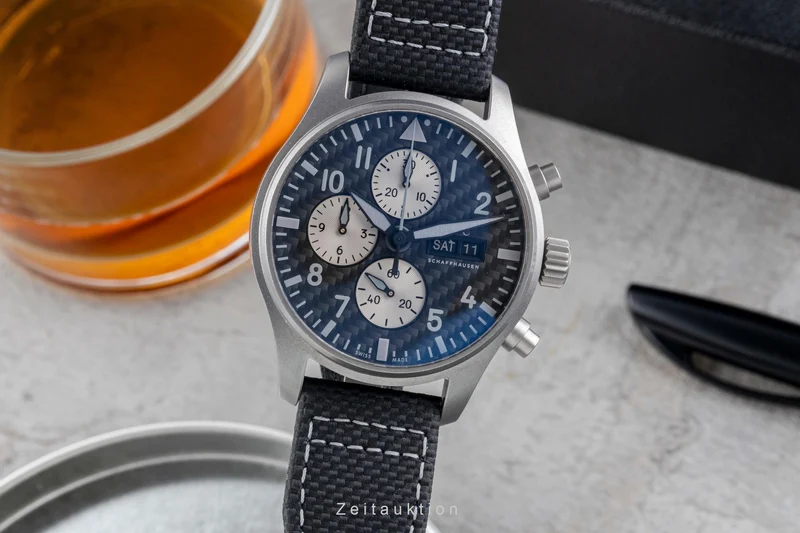 IWC Fliegerchronograph chronograph titanium automatic men's watch IW377903 [2506522]