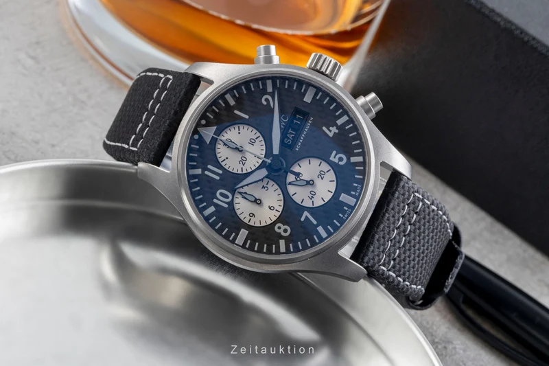 IWC Fliegerchronograph chronograph titanium automatic men's watch IW377903 [2506522]