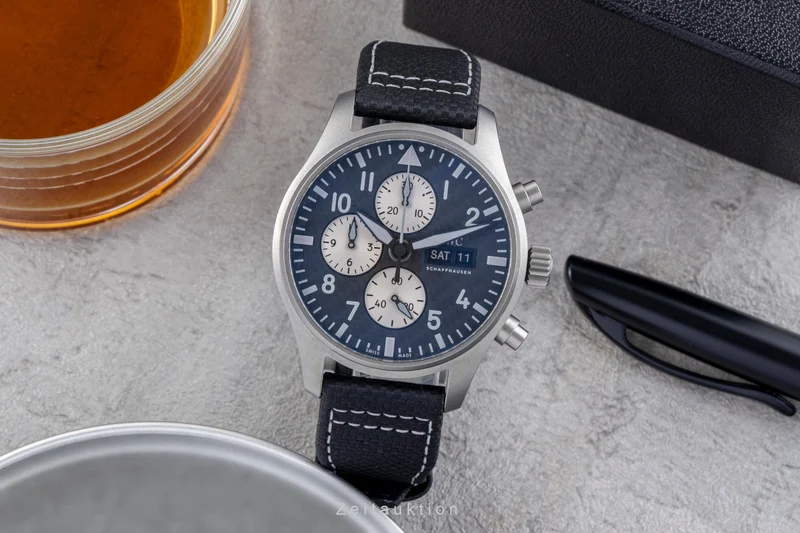 IWC Fliegerchronograph chronograph titanium automatic men's watch IW377903 [2506522]