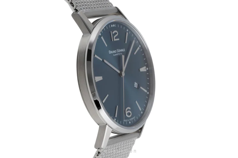Bruno Söhnle Glashütte Stuttgard III Big steel quartz men's watch 17-13175-342 [2506462]