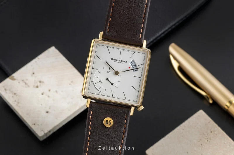 Bruno Söhnle Glashütte Rondo III Big gilt / steel quartz men's watch 17-33072-241 [2506464]