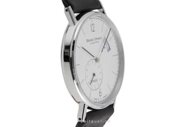 Bruno Söhnle Glashütte Rondo Big steel quartz men's watch 17-13053-261 [2506459]