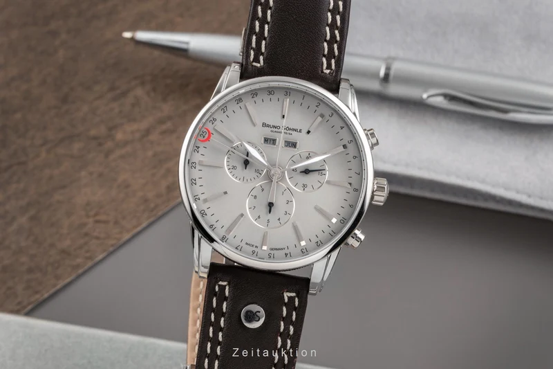 Bruno Söhnle Glashütte Atrium Chrono Limited chronograph steel quartz men's watch 17-13250-811 [2506463]