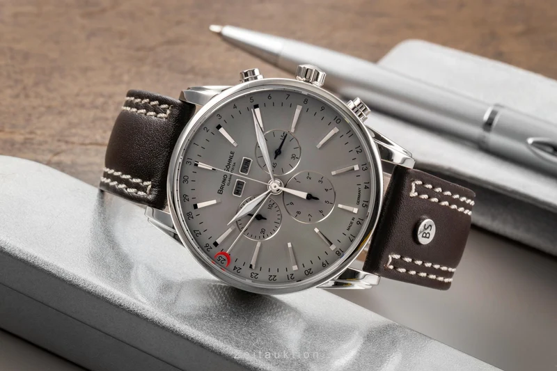 Bruno Söhnle Glashütte Atrium Chrono Limited chronograph steel quartz men's watch 17-13250-811 [2506463]