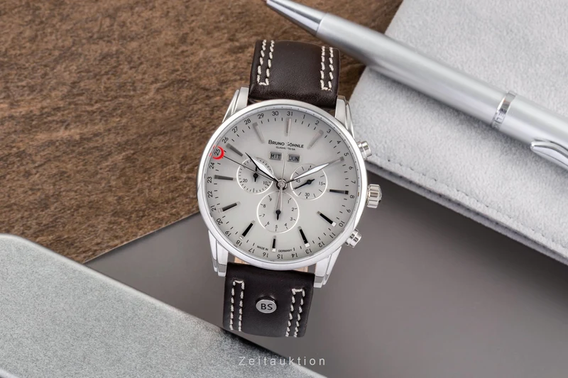 Bruno Söhnle Glashütte Atrium Chrono Limited chronograph steel quartz men's watch 17-13250-811 [2506463]