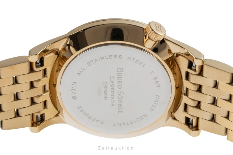 Bruno Söhnle Glashütte Bologna IV gilt / steel quartz women's watch 17-33231-240 [2506501]