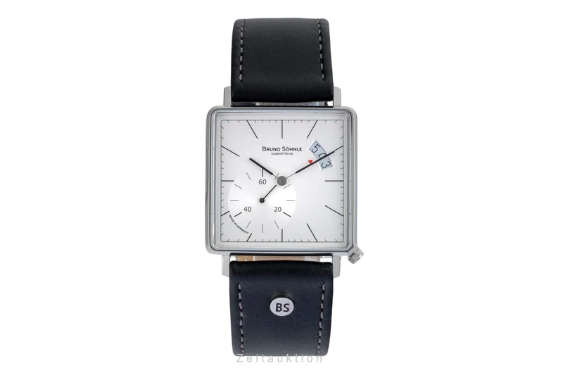 Bruno Söhnle Glashütte Rondo III Big steel quartz men's watch 17-13072-243 [2506461]