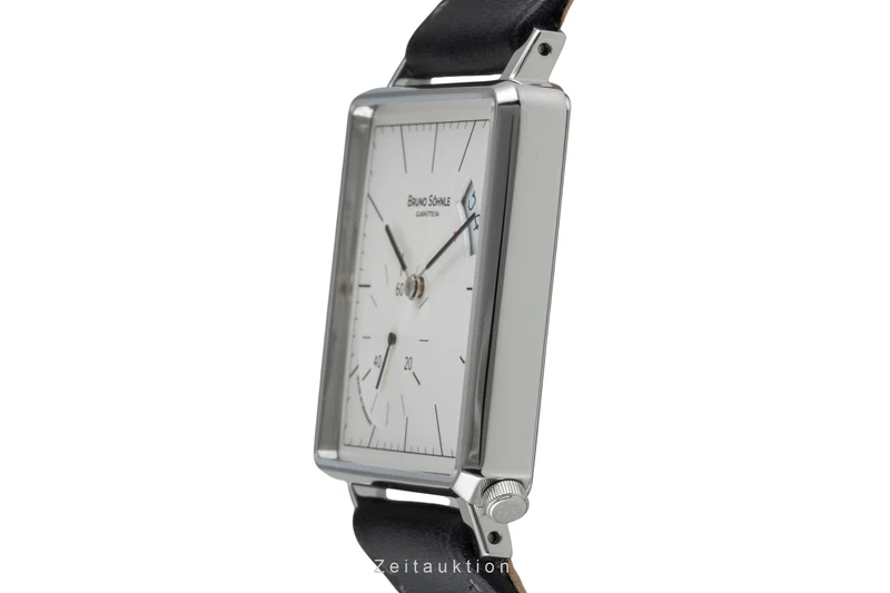 Bruno Söhnle Glashütte Rondo III Big steel quartz men's watch 17-13072-243 [2506461]